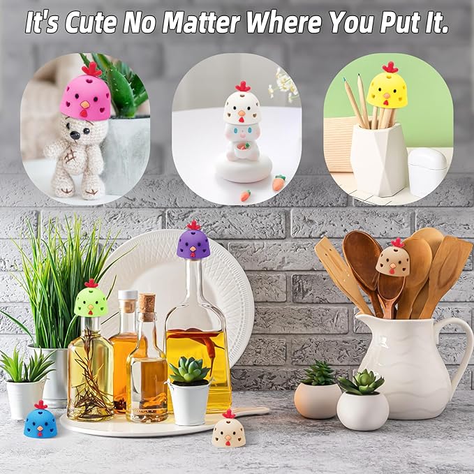 Egg Brush Cleaner, Egg Scrubber Tool for Fresh Eggs, Egg Washer Cleaner Scrubber, Easter Gifts Creative Chicken Shape Egg Wash Brush Silicone Washing Egg Tool - Blue