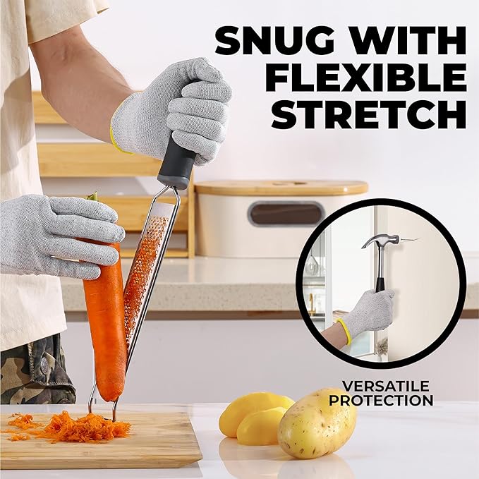 Tough Outfitters Cut Resistant Gloves - Chef Food Grade Cutting Kitchen Glove - Blade Proof Work Safety Gloves