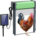 Automatic Chicken Coop Door Solar: Automatic Chicken Door - Solar Powered Chicken Coop Door with Timer & Light Sensor - Aluminum Alloy Chicken Door - IP65 Weather Proof - Remote Control- 4 Modes