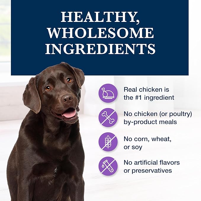 Blue Buffalo Natural Veterinary Diet W+U Weight Management + Urinary Care Dry Dog Food, Veterinarian Prescription Required, Chicken, 22-lb Bag