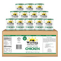 Werling & Sons Canned Chicken 28 Oz– Fully Cooked, Ready to Eat | Premium Quality, Recipe-Ready Canned Meat | 5-Year Shelf Life | Pantry Staple for Camping, Survival & Emergency Use | Made in USA | Pack of 12