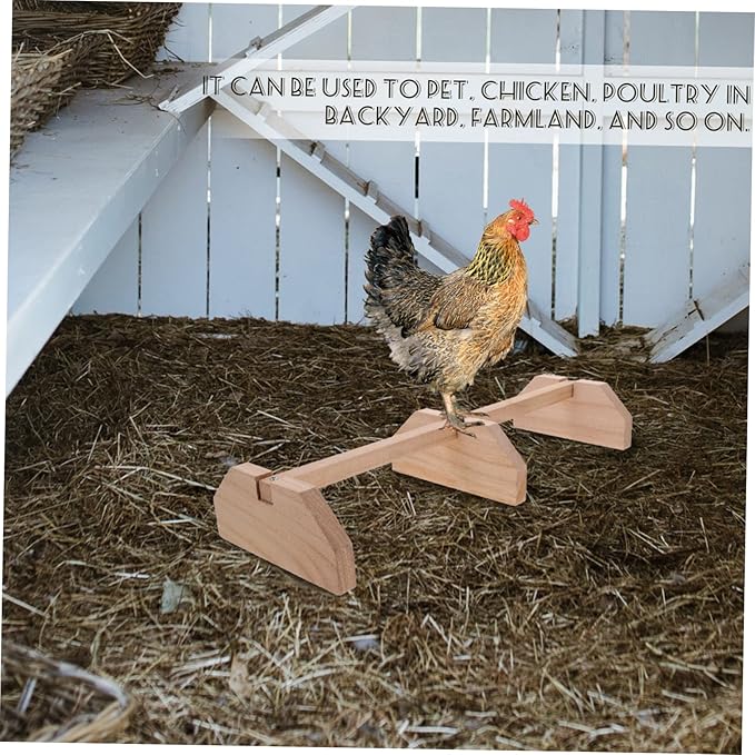 BESPORTBLE Chicken Wood Perch Household Parrot Perch Chick Roosting Bars Pet Supplies Sturdy Hen Stand