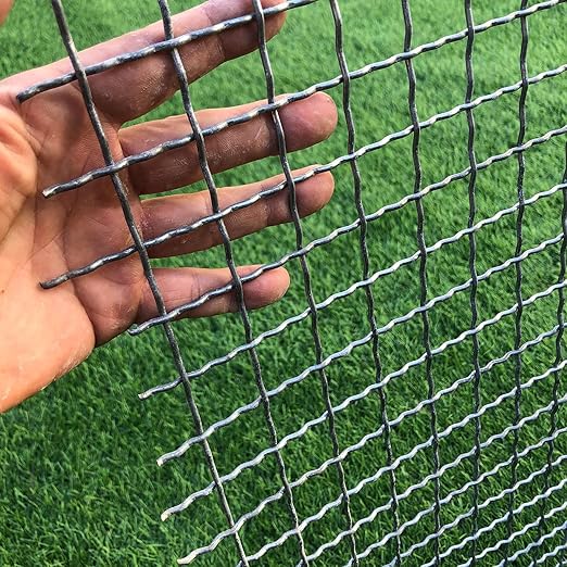 13Gauge Strong Galvanized Woven mesh 40"X24" 1" mesh|Delivered Flat|Poultry cage Netting -Anti-Rodent Steel mesh Crimped mesh Snake Fence Chicken Wire Fencing