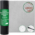 Plastic Wire Fence Mesh Roll, Sturdy Plastic Chicken Wire Mesh, Versatile Animal Fencing Barrier, Garden Netting Solution to Pet, Poultry, Dogs, Cats, Crafts and Gardening(Black, 15.7INx39FT)