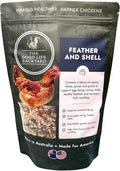 Good Life Backyard Feather and Shell for Chickens – Calcium and Protein Support Blend for Feathers and Eggshells (2 lb Pouch) | Hatching Time