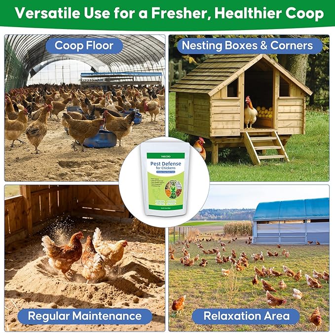 Dust Bath Herb Blend for Chickens, Feather Health Support Herbal for Chicken Coop Freshness, Natural Nesting Box Herbs for Bedding 12oz, Natural Herbal Dust Bath Powder for Hens Roosters