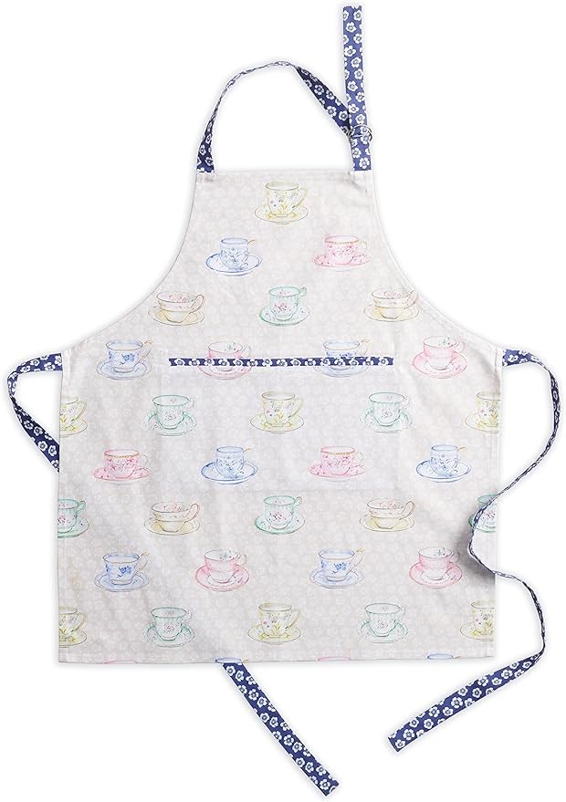 Maison d' Hermine 100% Cotton Apron for women with Pocket Kitchen Chef Apron for Men Cooking Easter Decorations