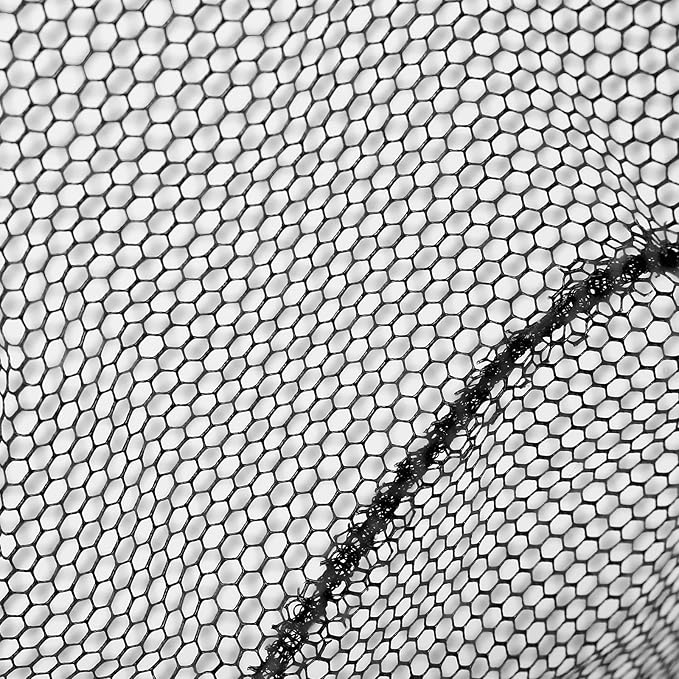 Portable Silicone Mesh Catching Net with Aluminum Alloy Frame, Foldable Crab and Minnow Seine Net for Sea Fishing and Outdoor Use