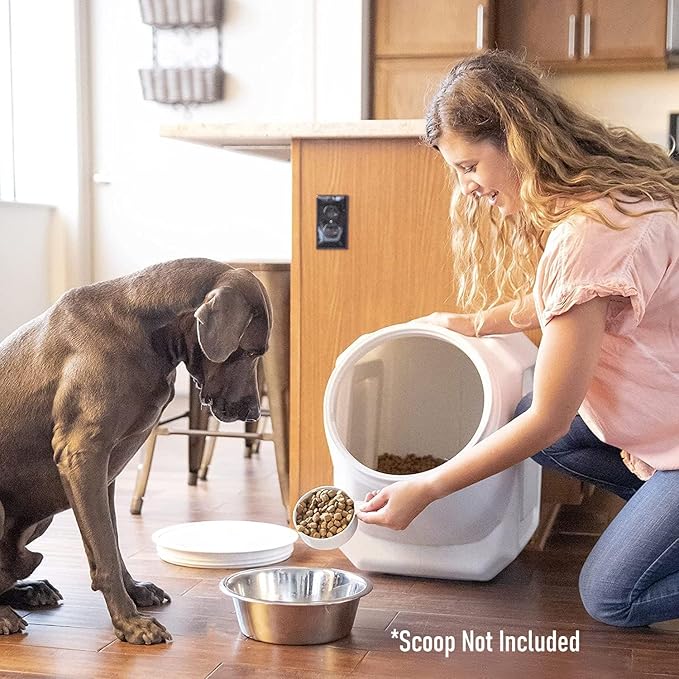 Gamma2 Vittles Vault Stackable Dog Food Storage Containers (Up To 60 Pounds) and Gamma2 Vittles Vault Dog Food Storage Container (Up To 35 Pounds)