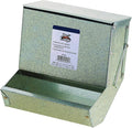 LITTLE GIANT Steel Small Animal Feeder with Lid - Pet Lodge - Small Animal Feed Box, Hold Several Days Worth of Feed, Great for Rabbits, Ferrets and Other Small Animals (7 Inch) (Item No. AF7ML)