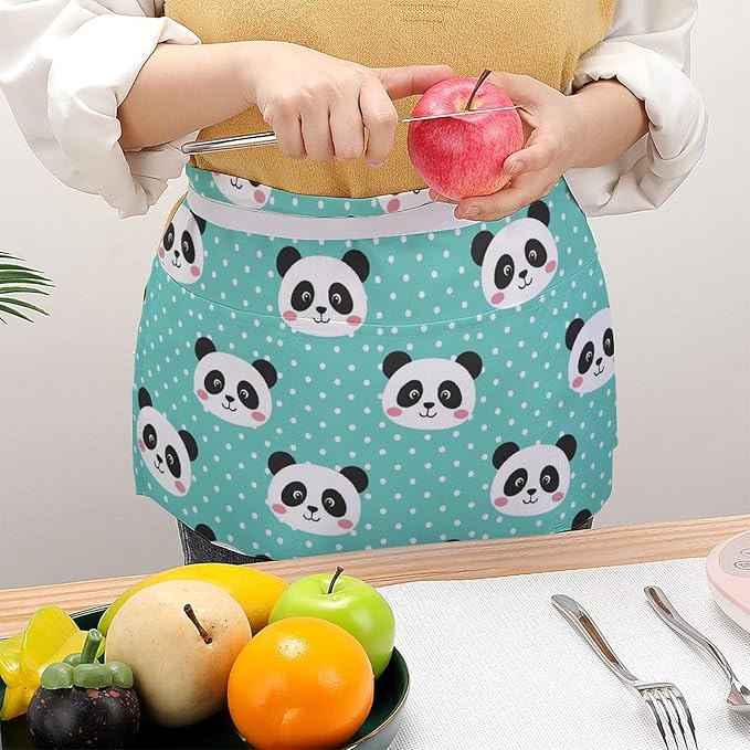 Server Waitress Waist Apron Cooking Kitchen Restaurant Aprons for Women Men