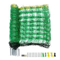 Electric Fencing Net, 35.4" H x 164' L, Portable Double Spikes Sheep Netting Fence for Dogs, Hog, Deer, Used in Backyards, Farms and Ranches