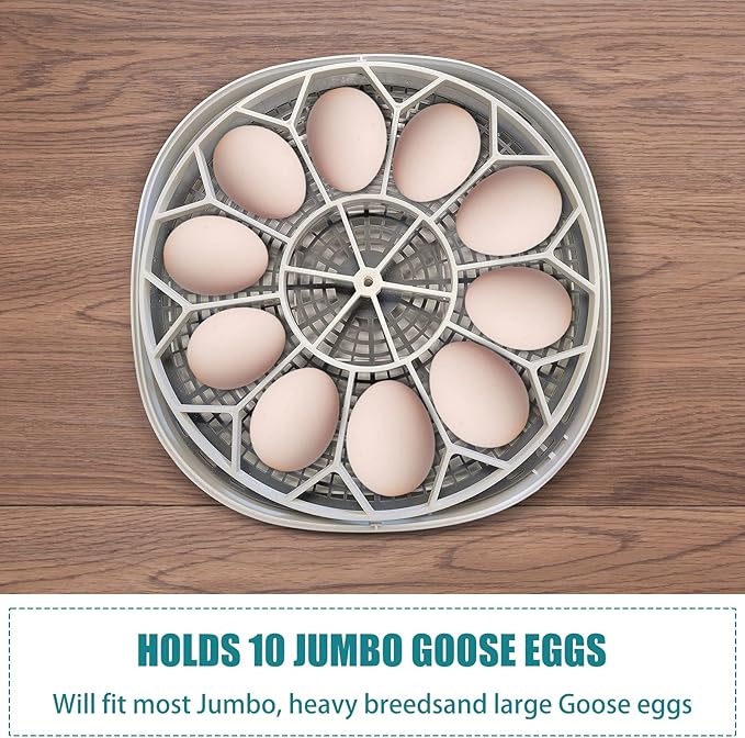 JGT360 Jumbo Goose Heavy Incubator for Nurture Right 360 Incubator ﻿Maximum Capacity 10 Jumbo Goose Heavy Incubator