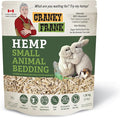 Cranky Frank Small Animal Hemp Bedding 10L – Ultra Absorbent, Odor Blocking, Dust-Free, Hypoallergenic, Biodegradable Bedding for Rabbits, Guinea Pigs, Hamsters & More (Small 10L)