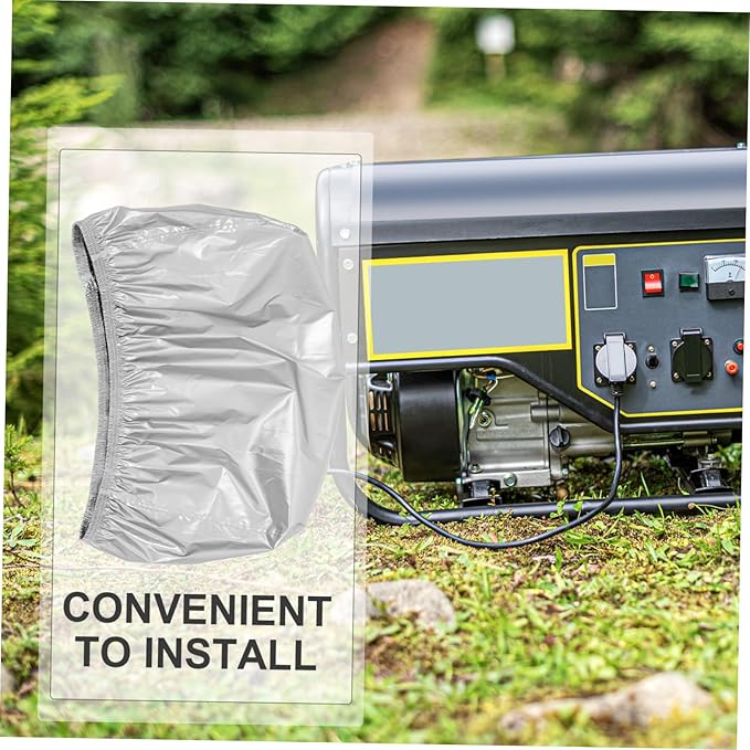 Waterproof Generator Cover with Elastic Drawstring Weatherproof Protection for and Predator 3500 Outdoor Use 25.59X16.14X11.02In