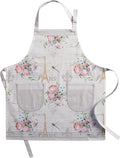 Maison d' Hermine 100% Cotton Apron for women with Pocket Kitchen Chef Apron for Men Cooking Easter Decorations