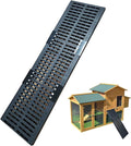 Chicken Coop Ramp, Outdoor Coop Henhouse Chicken Leg Problem or Cannot Fly Chickens, Waterproof and Rustproof, Heavy Duty Load Bearing Ladder (Black)