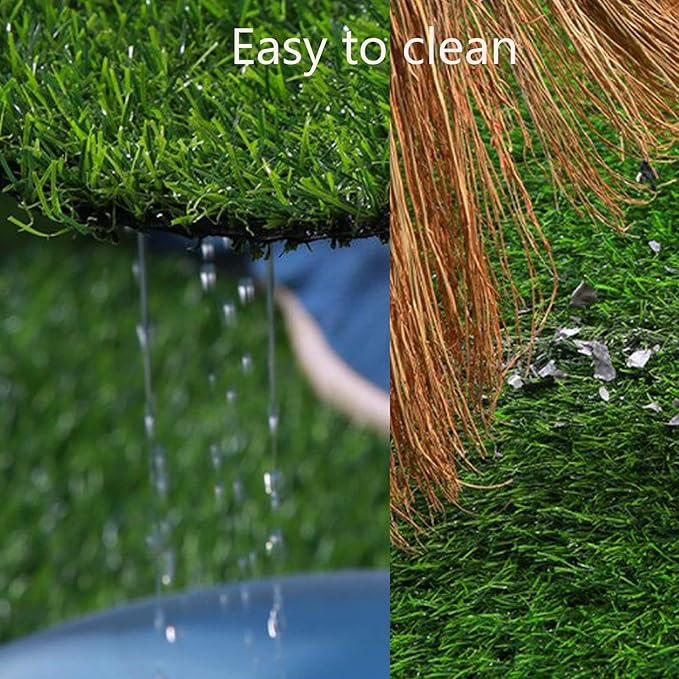 Hamiledyi Chicken Nesting Box Pads, 6 Pcs Artificial Grass Rug Carpet Synthetic Turf Mat Nest Box Bedding for Chicken Coop Pet Garden Lawn Indoor Outdoor 12"x12"