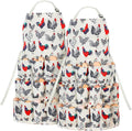 Loopeer 2 Pcs Egg Apron Collecting Apron for Fresh Egg Gathering Adjustable Gathering with Pocket for Gift Women