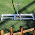 Lawn Leveling Rake 35x10 inch, Lawn Leveler Tool with 6.5ft Handle Rakes, 304Stainless Steel Yard Leveling Rake, Heavy Duty Soil Landscape Rake for Backyard, Garden, Farm, Pasture, Golf Course
