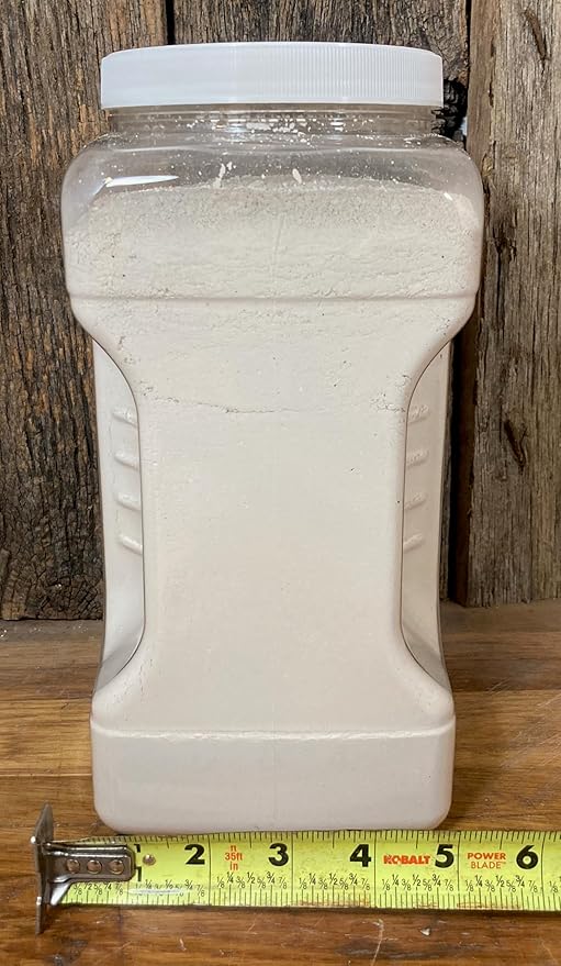 Poultry Powder - All Natural Chicken Dust Bath - 3 Organic Ingredients: Limestone Powder, Hardwood Ashes & Fossil Shell Flour (12 Pound)