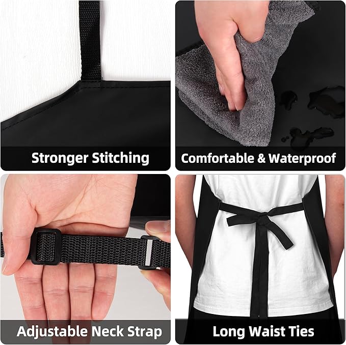 Heavy Duty Waterproof Apron - for Unisex Adult, Ultra Lightweight, Chemical Resistant Industrial Work Apron