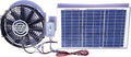 Amtrak Solar Powerful 50-Watt Solar Attic Fan Quietly Cools, Ventilates Exhaust Your House, Garage, Greenhouse, Chicken Coop or RV and Protects Against Moisture Build-up (on/off switch included)