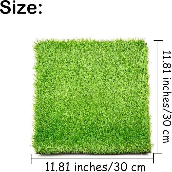 8PCS Chicken Nesting Pads for Laying Eggs,Washable Nest Box Pads Reusable Grass Mat Green Artificial Chicken Coop Liner Bedding for Hen,Chick,Duck