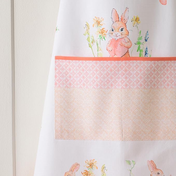 Maison d' Hermine 100% Cotton Apron for women with Pocket Kitchen Chef Apron for Men Cooking Easter Decorations