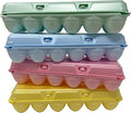 Cackle Hatchery Foam Egg Cartons for Chicken Eggs Holds 1 Dozen Eggs (Assorted, 15pk)