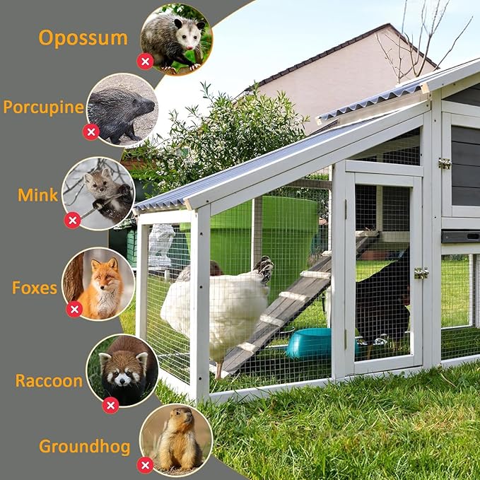 Welded Wire Mesh, 1/2 Inch Hardware Cloth, Stainless Steel Chicken Wire Fencing, Heavy Duty Poultry Fence Netting Roll