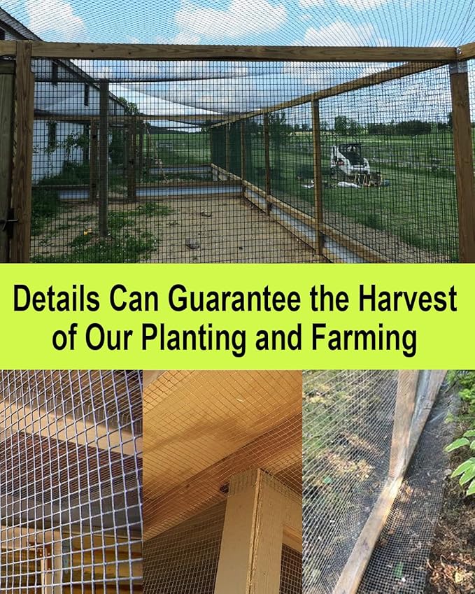 Black Hardware Cloth 5 ft × 50 ft, 19 Gauge 1/2 inch Black PVC Vinyl Coated Welded Wire Fence Supports Poultry Netting Chicken Coop Cover Wire Fencing Black PVC Wire Mesh