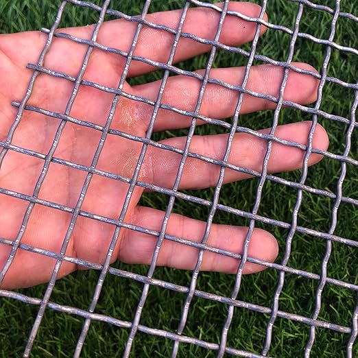 15 Gauge Strong Galvanized Woven mesh 40"X24" 1/2" mesh|Delivered Flat|Poultry cage Netting -Anti-Rodent Steel mesh Crimped mesh Snake Fence Chicken Wire Fencing-Corrugated Wire