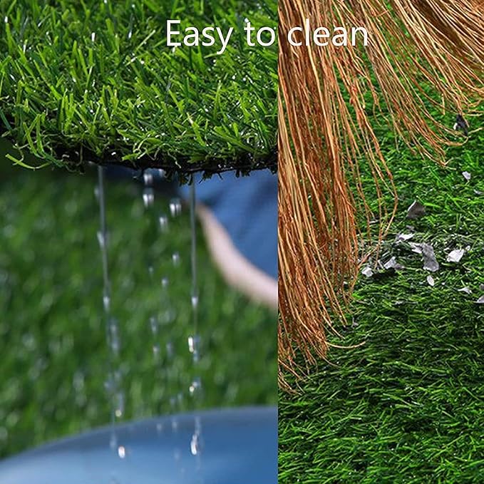 Hamiledyi Chicken Nesting Box Pads 8 Pcs Artificial Grass Rug Carpet Synthetic Turf Mat Nest Box Bedding for Chicken Coop Pet Garden Lawn Indoor Outdoor 12"x12"