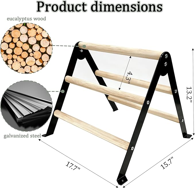 XCL Chicken Perch for Baby Chicks, Chicken Roosting Bars, Chicken Perch for Coop, Suitable for Backyard Poultry, Easy to Install Farm Chickens Roost Toys, A-Shaped Chicken Perch (S)