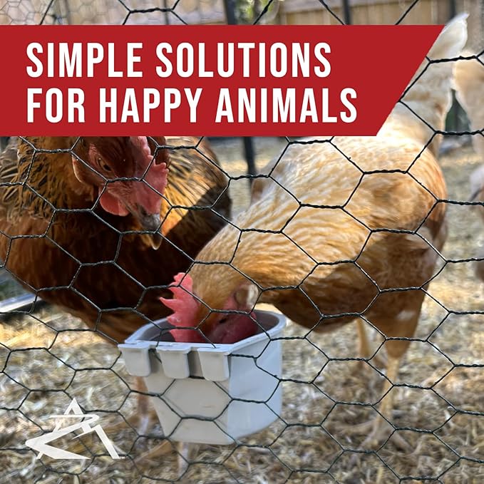 The ROP Shop 200-Pack - 8oz Gray Cage Cup for Feed & Water for Poultry Ducks, Birds, Hamsters