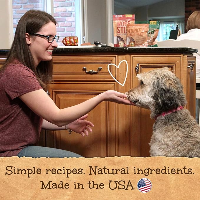 Happy Howie's Soft Meat Roll Treat - Soft Dog Food Rolls, High Protein, Natural Ingredients, for All Dogs, Made in USA - Turkey, 12 Oz (Pack of 6)