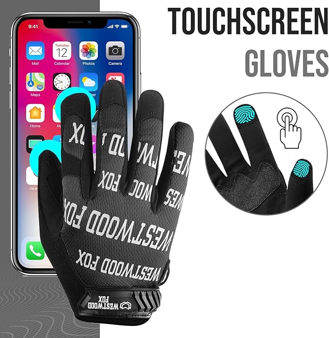 WESTWOOD FOX Gardening Working Gloves Leather Safety Thorn Proof Gloves for Mens & Women Flexible Heavy Duty Mechanic Gloves