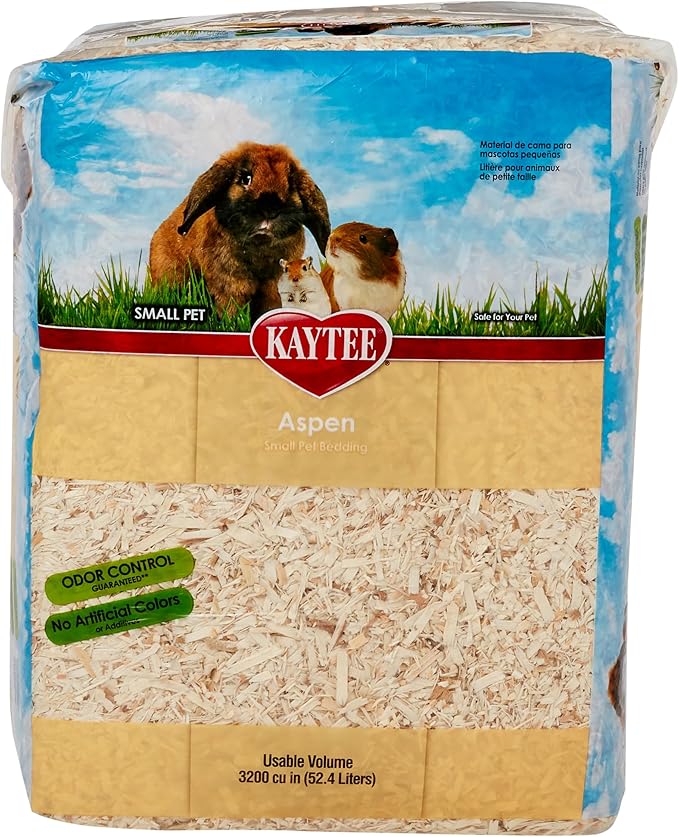 KAYTEE Products 715034 4-Pack Aspen Bedding for Pets