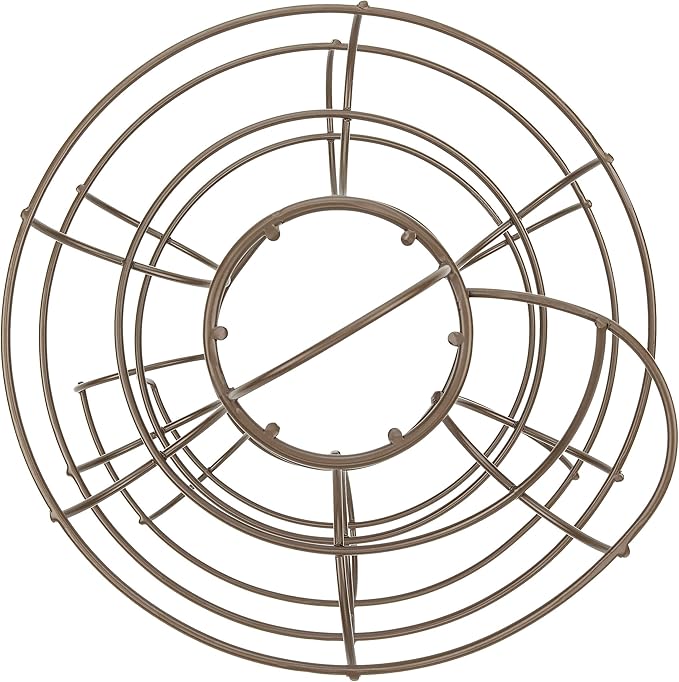 Egg Skelter Deluxe – Modern Spiraling Dispenser Rack, Brown, Stylish Kitchen Storage for Eggs
