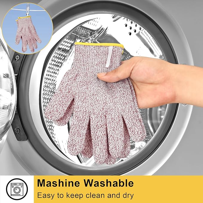 HandLove Cut Resistant Gloves, 100% Food Contact Safe, CE Level 5 Premium Protective Cutting Gloves