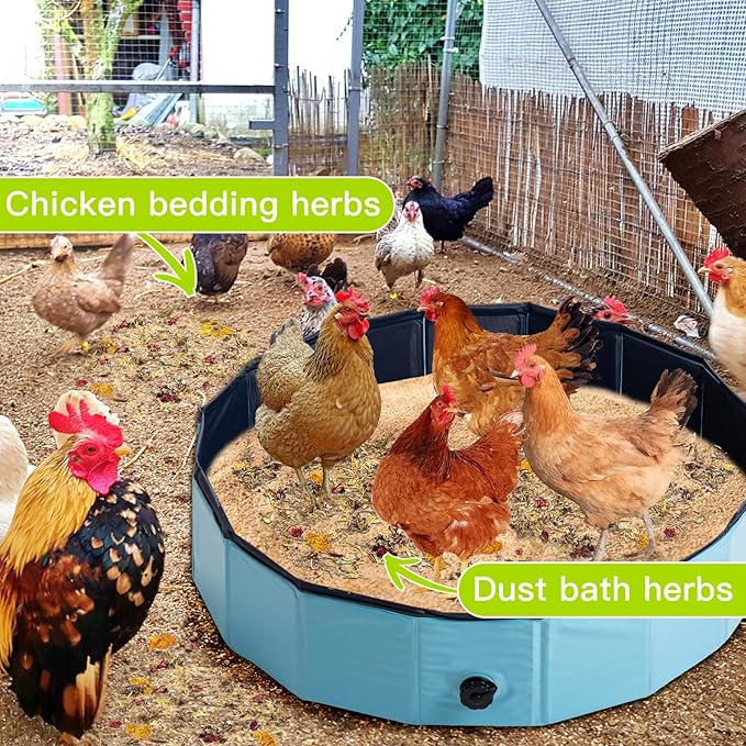 35 Oz Chicken Nesting Coop Boxes Pads Herbs Natural Roost Poultry House Incubator Grit Flowers Lime Hemp Bedding Refresher for Coop Freshness Promote Egg Laying Help Smell Box Packaging