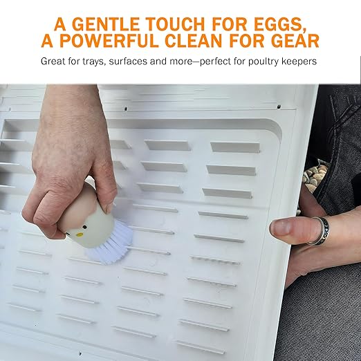 EZ-Clean Chick Brush for Cleaning Incubator and Eggs