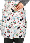 12 Deep Pockets Egg Apron, Chicken Egg Collecting Apron, Egg Holding Apron, Duck Goose Egg Gathering Apron for Housewife