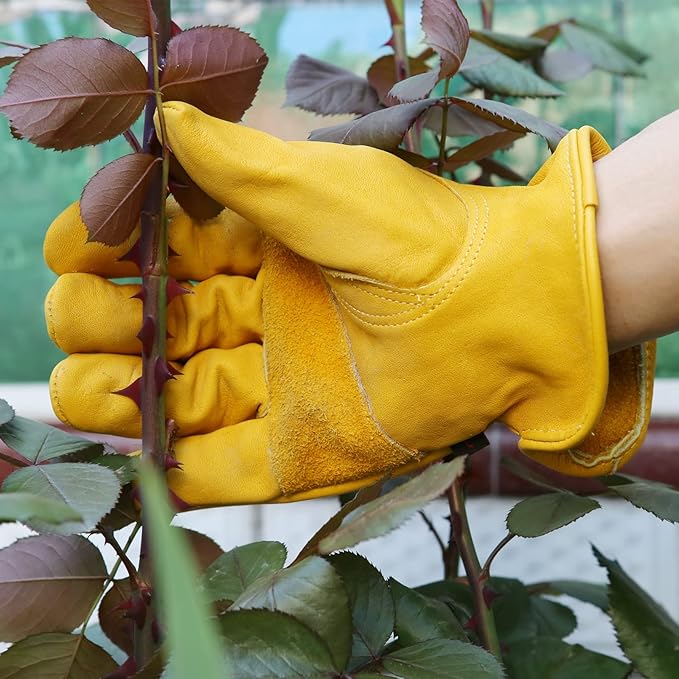 for Men Women Gardening gloves, protective gloves,For Gardening/Wood Cutting/Farm/Construction/Riding