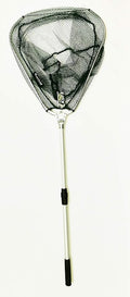 Telescope Landing nets (hoop:23x24",Handle:27~47",Knotless Mesh)
