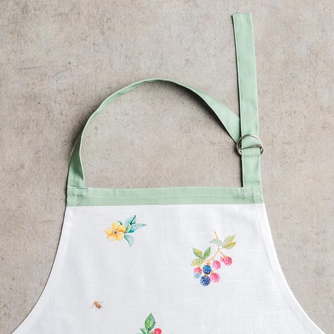 Maison d' Hermine 100% Cotton Apron for women with Pocket Kitchen Chef Apron for Men Cooking Easter Decorations