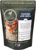 Good Life Backyard Feather and Shell for Chickens – Calcium and Protein Support Blend for Feathers and Eggshells (1 lb Pouch) | Hatching Time