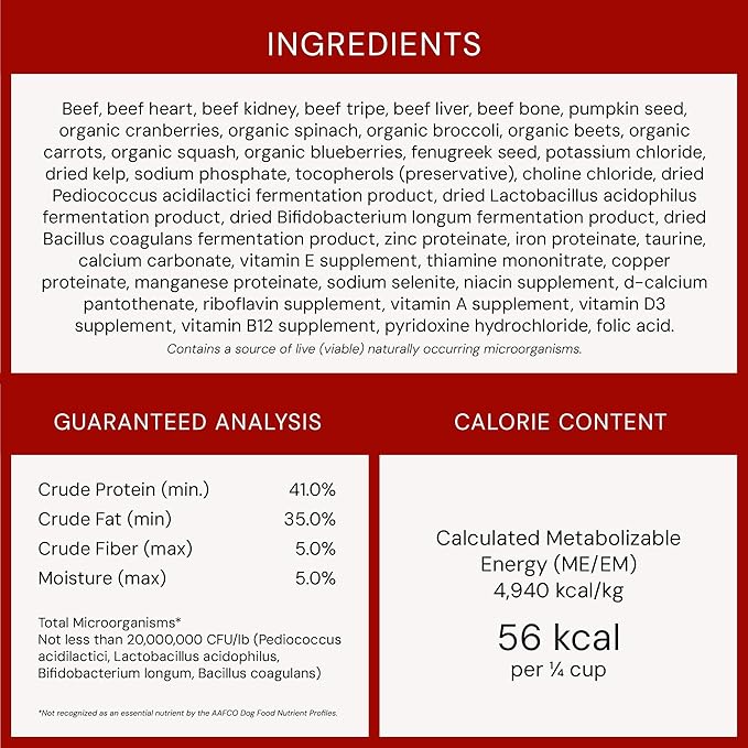 Stella & Chewy's Freeze-Dried Raw Beef Meal Mixers- Dog Food Topper and Mixer - Made with 95% Grass-Fed Beef, Organs & Bone - Perfect for Picky Eaters - Grain-Free - 18 oz