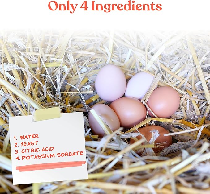 Manna Pro Egg Cleanser, Natural Enzyme Wash for Fresh Eggs, Safe & Gentle Cleaner for Backyard Chicken Eggs, 16 oz